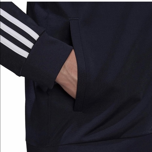 Adidas Primegreen Mens Essentials Warm-Up, Three Stripes, Track Jacket - Picture 8 of 10